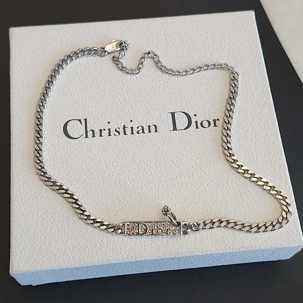 Vintage Christian Dior Pierced Necklace